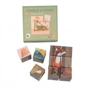 Egmont Block Puzzle Cubes  9 pcs. Forest - Picture 1 of 1