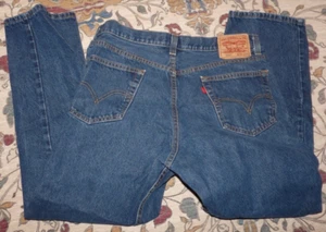 505 Levi's 36×30 Men's fit stonewash straight leg denim blue jeans EUC - Picture 1 of 6