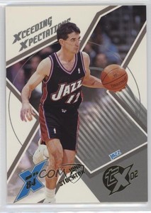 2002-03 Topps Xpectations Xceeding Xtra Xcitement /99 John Stockton #177 HOF