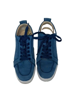 Herren Sneaker Louboutin Rantulow Orlato Samt Cord Blau Größe 41 - Bild 1 von 7