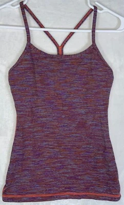 LULULEMON POWER Y TANK LUON TALLA 4 Camiseta Activa Yoga Entrenamiento Gimnasio Fitness Foto 1 de 4