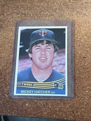 1984 Donruss Baseball # 147 Mickey Hatcher - Image 1 of 4