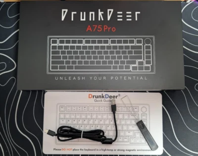 DrunkDeer A75 Pro Rapid Trigger Hall Effect Magnetic Switch Keyboard - Image 1 of 4