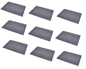 9x Dämm Matte mit FILZ Anti Vibration Akustikmatte Hifi akustisch selbstklebend - Picture 1 of 24