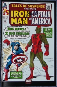 TALES OF SUSPENSE #59 ~ SIGNIERT STAN LEE ~ MARVEL COMICS ~ MEXIKO ~ KOA ~ FOLIE ~ SCHWARZER RITTER - Bild 1 von 12