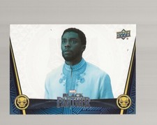 2018 UD Marvel Black Panther Chadwick Boseman T'Challa Indigo 17/50