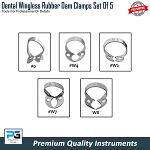 Dental Rubber Dam Wingless Clamp Tissue Retractors Universal Endodontic Premolar - Bild 1 von 6