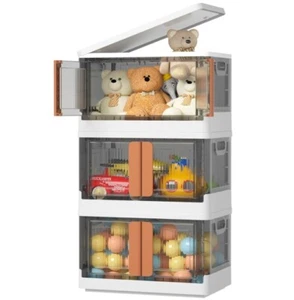 HAIXIN Closet Organizers and Storage, Plastic Trunk Organizer, Dorm Room Essenti - Picture 1 of 6
