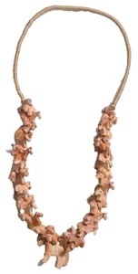 Horse Figures Carved Assorted Peach Creme Jasper Agate 28" Fetish Necklace FN40 - Picture 1 of 4