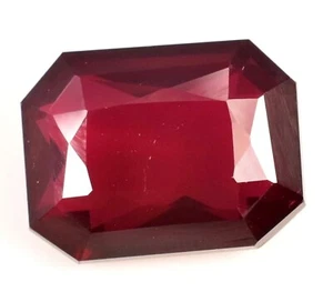 Gema suelta certificada sin calentar rubí rojo profundo sangre natural de Mozambique de 9,95 quilates - Imagen 1 de 5