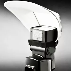 Flash Soft Diffuser Universal Bounce Reflector Diffuser for Nikon Canon Pentax - Picture 1 of 12