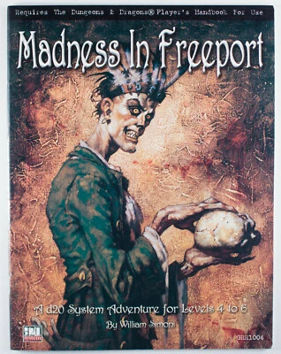 Madness in Freeport - d20 - D&D 3rd Edition - GRR1004 - Green Ronin - Image 1 of 4