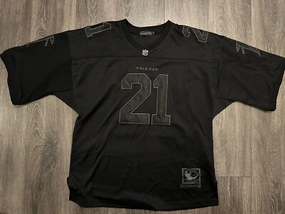 Camiseta deportiva exclusiva de Deion Sanders Mitchell & Ness Atlanta Falcons talla 54 Foto 1 de 4