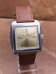 Vintage Rare Watch Luch 2209 Square USSR Mechanical - Picture 1 of 13