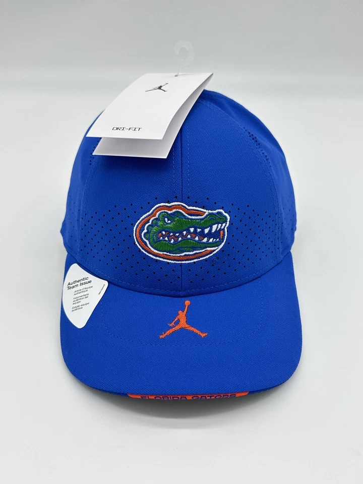 Jordan Florida Gators Authentic Team Issue On Field Hat Cap Adjustable Blue