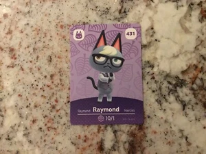 431 RAYMOND Animal Crossing Amiibo Original Nintendo Mint Karte aus Serie 5 - Bild 1 von 1