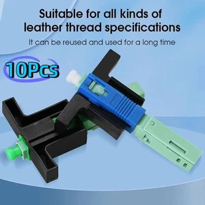 10Pcs Professional FTTH Tool Cold Connector Optical Fiber Network - Picture 1 of 12
