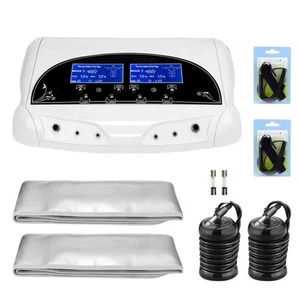 NUEVO Dual Ionic Detox baño de pies máquina spa con 2 correas de cadera y 2 matriz para el hogar - Imagen 1 de 12