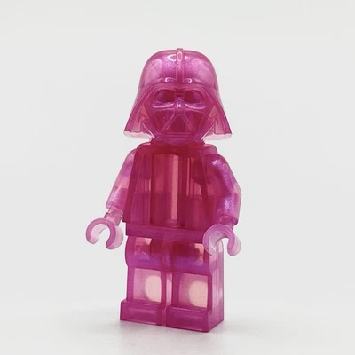 OFFICIAL LEGO Star Wars Minifigure - Trans Satin Pink Darth Vader Monochrome - Image 1 of 2