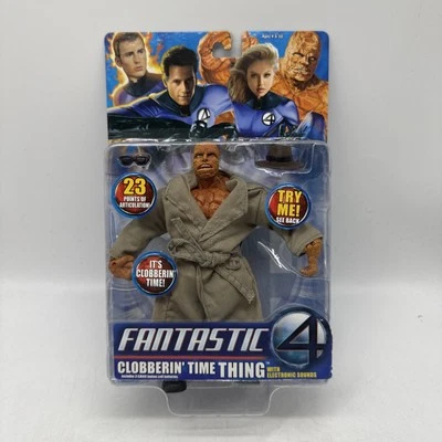 Fantastic 4 Clobberin' Time Thing action figure 2005 Toy Biz unopened/new in box - Image 1 of 4