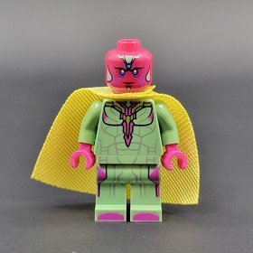 LEGO Vision Minifigure Marvel Super Heroes Avengers 76032 SH178 Rare!