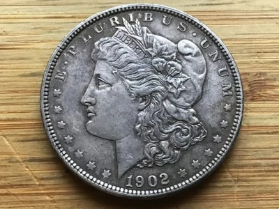 1902 $1 Morgan Silver Dollar Lot B - Image 1 of 2