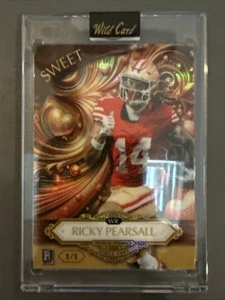 TRUE 1/1 2024 GOLD “SWEET” PRIZM RICKY PEARSALL ROOKIE AUTO RC 49ERS - Imagen 1 de 9