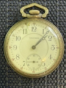1900 Waltham Riverside Modell 1899 16s 17j Taschenuhr RGP Illinois Gehäuse - Bild 1 von 13