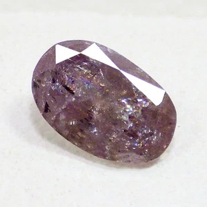Fantástico diamante rosa púrpura 100 % natural ovalado (5 x 3 mm) 0,31 quilates Argyle - Imagen 1 de 7