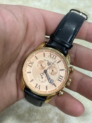 Reloj para hombre Swiss Legend Bellezza esfera de cobre fecha 42 mm correa de cuero necesita batería Foto 1 de 4