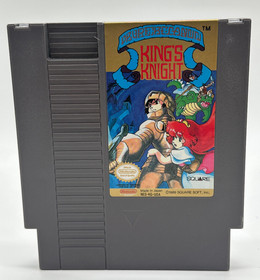 King's Knight (Nintendo Entertainment System, NES, 1989) TESTED & WORKS