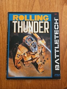 Battletech Rolling Thunder 1988 FASA PB Manual Book Module 1651 - Picture 1 of 2