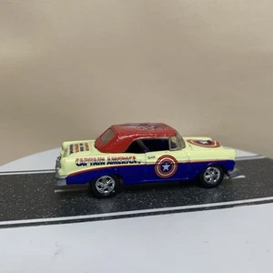Johnny Lightning Marvel #3 Captain America '56 Chevy Bel Air Convertible 1:64 NM - Picture 1 of 13