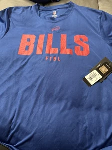 Buffalo Bills New Era Shirt Adult  Large NFL Team Apparel Red & Blue - Picture 1 of 3