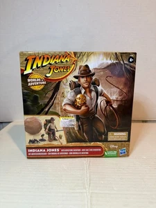 Hasbro Indiana Jones Worlds of Adventure mit Abenteuer Rucksack Actionfigur - Bild 1 von 3