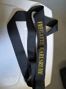 " FREGATTE KARLSRUHE "  Mützenband der BW/Marine Matrose - Bild 1 von 4