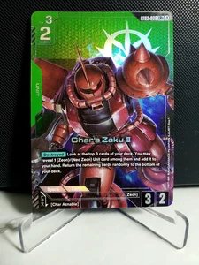 Gundam TCG! Char’s Zaku II ST93-006 (LR+) - Alternate Alt Art - NM/Mint - Picture 1 of 2