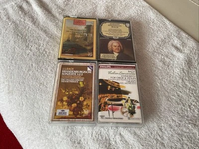 J.S.Bach - Music Cassette Album Tape Bundle X 4 - VGC Free P&P - Image 1 of 4