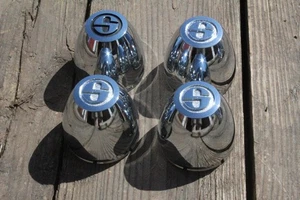 4 Vintage NOS Superior Wheel Center Caps Ford Chevrolet Mopar Hot Rod - Picture 1 of 6