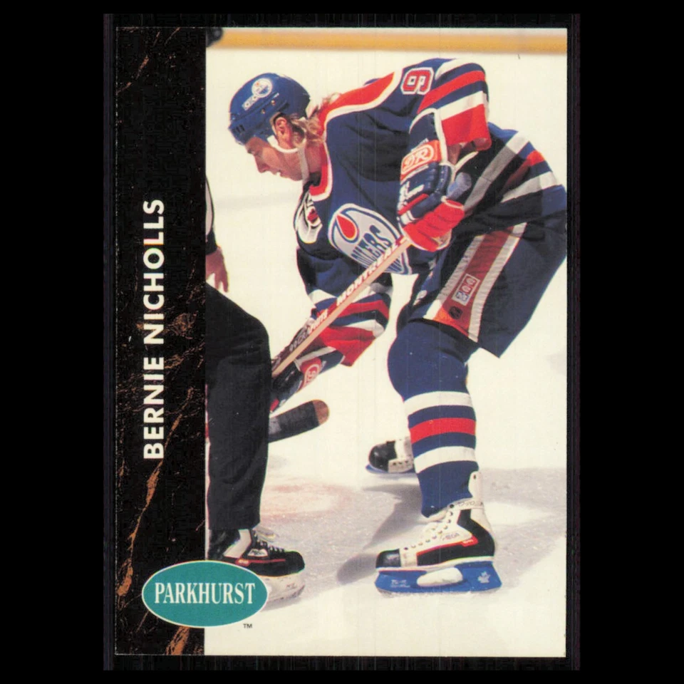 Bernie Nicholls #278 1991 Parkhurst Edmonton Oilers Hockey Card NHL NM - Image 1 of 3