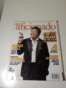 Cigar Aficionado Vintage February 2010 Issue George Lopez - Picture 1 of 6