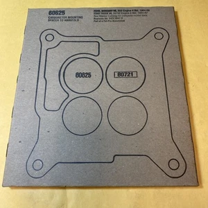 NOS FEL-PRO GUARNIZIONE BASE MONTAGGIO CARBURATORE 60625 SPEDIZIONE GRATUITA! - Foto 1 di 3