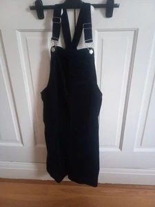 Navy Cord Dungaree Dress - Picture 1 of 4