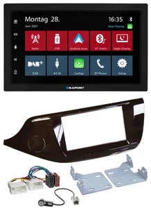 Blaupunkt MP3 Bluetooth DAB 2DIN USB Autoradio für Kia Ceed ab 12 glänzend - Bild 1 von 9