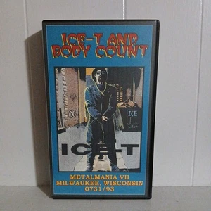 ICE-T AND BODY COUNT Live In Milwaukee, Wisconsin 1993 VHS Metal Punk Concert  - Picture 1 of 3
