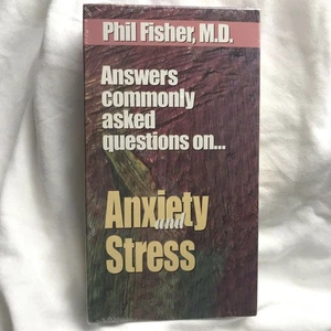 NEW Phil Fisher MD Anxiety Stress Questions Self Help VHS Tape - Picture 1 of 2