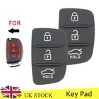 2X Remote Flip Key Fob Rubber Pad 3 Button For Hyundai i10 i20 i30 i40 ix20 ix35
