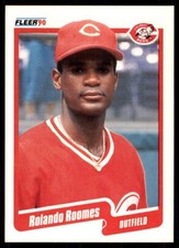 1990 Fleer Rolando Roomes Baseball Cards #432