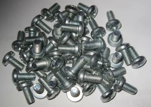 M5 x 10 Pozi Pan Machine Screw - Zinc Plated - Picture 1 of 4