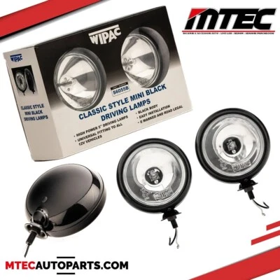 Wipac Leuchttürme Schwarze Zusatz Nebelscheinwerfer Mini One R50 R53 R56 R60 - Bild 1 von 4